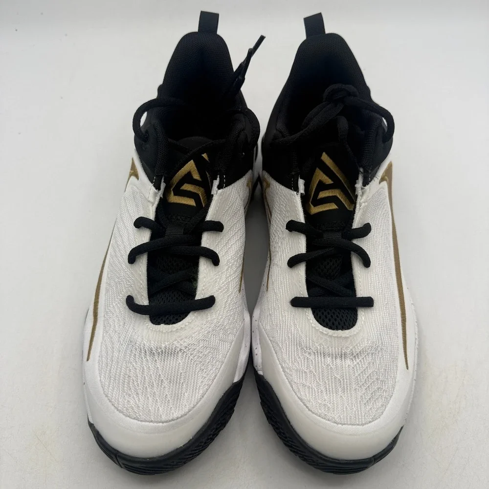 Nike Giannis Immortality 4 Shoes Kids Size 5Y Black Gold Basketball IH7664-003